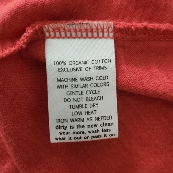 TOAD&CO Organic Cotton Tank Top Orange small - Picture 6 of 9